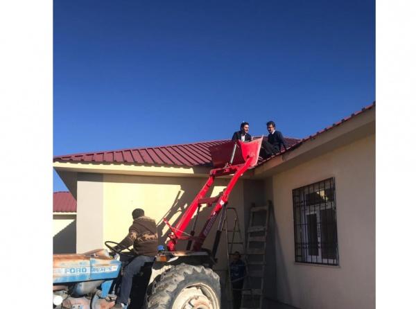Okulumuzun çatı tamiratı yapıldı.
