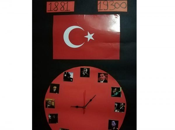 Her saat Mustafa Kemal Atatürk´ü gösterir